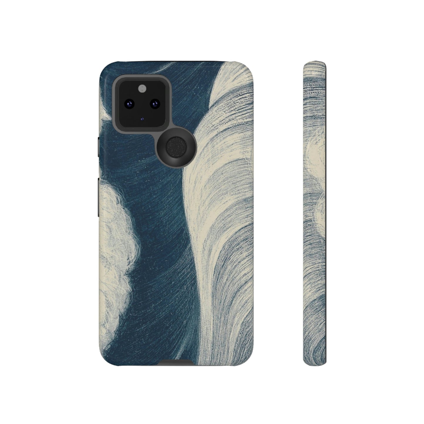 Phone Case-JAPANESE WAVES | Tough-Google Pixel 5 5G-Glossy-PhoneCaseBoss-Phone-Best-Phone-Cases