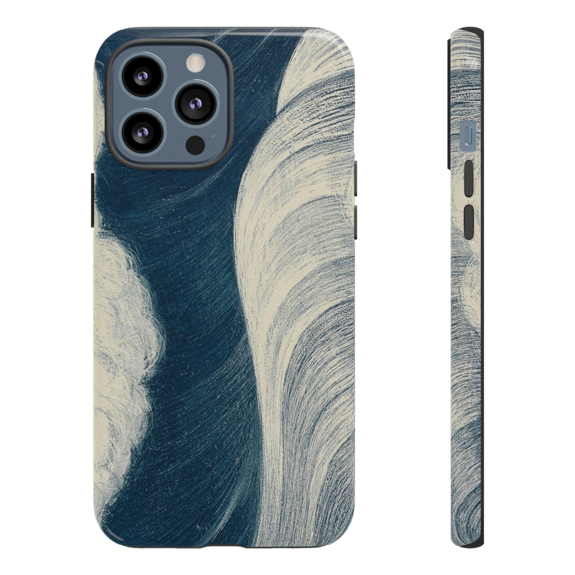 Phone Case-JAPANESE WAVES | Tough-iPhone 13 Pro Max-Glossy-PhoneCaseBoss-Phone-Best-Phone-Cases