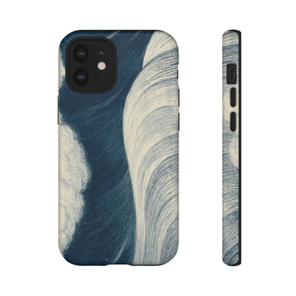 Phone Case-JAPANESE WAVES | Tough-iPhone 12 Mini-Glossy-PhoneCaseBoss-Phone-Best-Phone-Cases