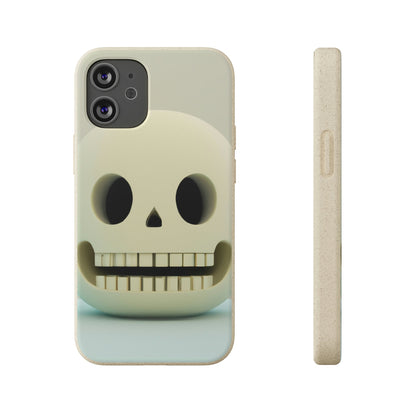 KAWSKULL | Biocase-Phone Case-Best Phone Case Brands-iPhone 12 Mini-Android, Bio, Biocase, Biodegradeable, Google, Google Pixel, iPhone, Kaws Style, Phone Case, Pixel, Samsung Galaxy, Skull, Special-PhoneCaseBoss.com