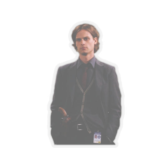 Kiss-Cut Stickers - Spencer Reid Sticker - Criminal Minds Sticker - Matthew Gray Gubler Sticker - Spencer Reid gift - Criminal Minds gift-Paper products-Printify-2" × 2"-Transparent-Home & Living, Stickers-PhoneCaseBoss.com