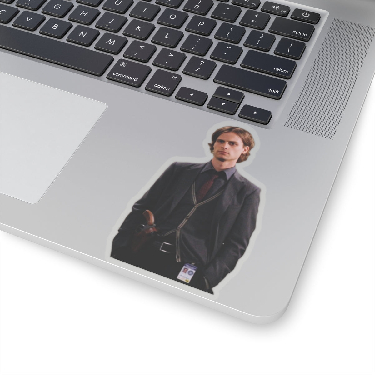 Kiss-Cut Stickers - Spencer Reid Sticker - Criminal Minds Sticker - Matthew Gray Gubler Sticker - Spencer Reid gift - Criminal Minds gift-Paper products-Printify-4" × 4"-Transparent-Home & Living, Stickers-PhoneCaseBoss.com