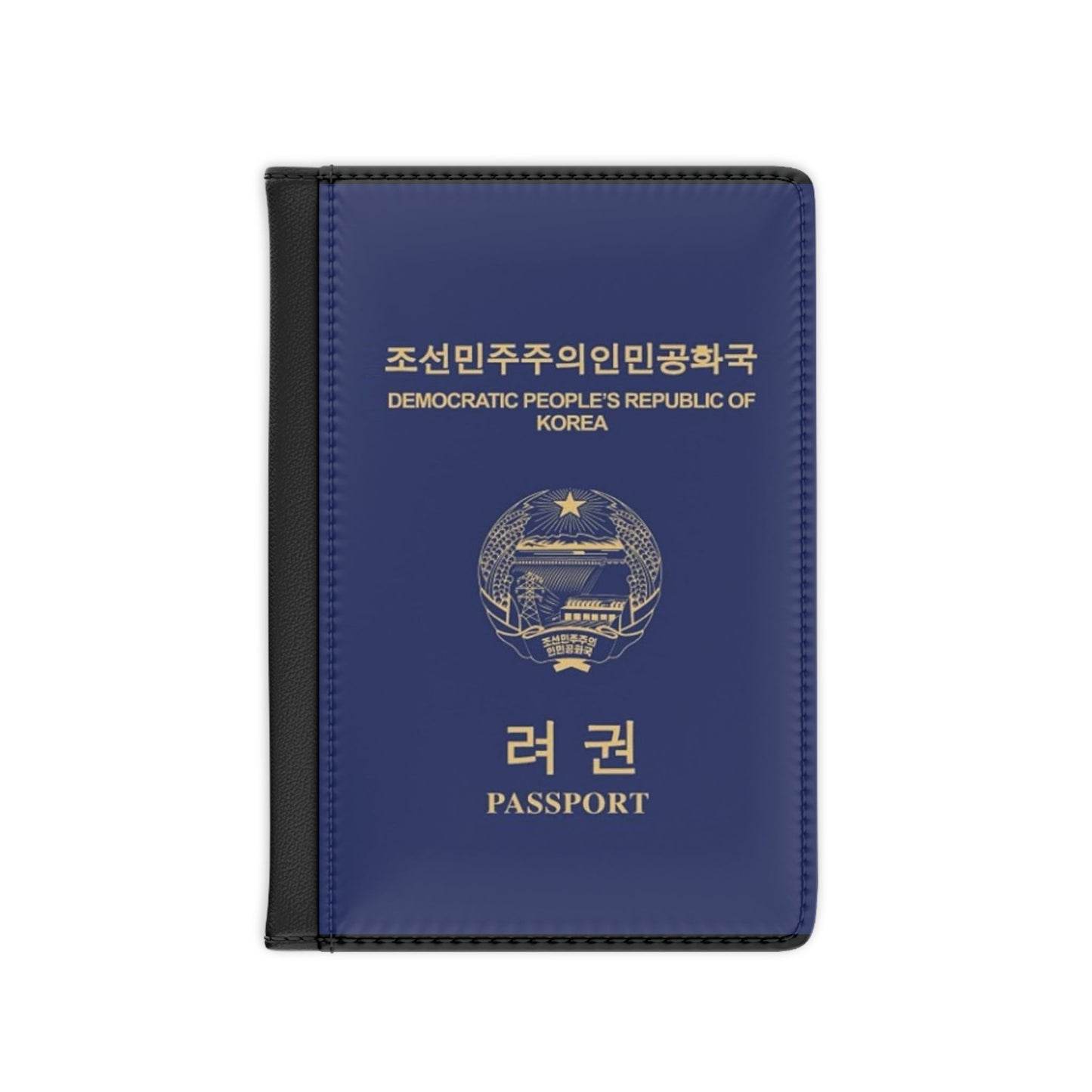 Korea Passport Cover-Accessories-Printify-Asian, Boarding Pass Case, Countries, Credit Card Slots, Gift for Traveler, Gifts For Koreans, Gifts for Travelers, James Bond Style, Korea, Korea Town Shopping, More, Nations, North Korea, Passport, Passport Cover, Passport Holder, PU Faux Leather, Regions, RFID Blocking, South Korea, South Korea design, The Whole Nother, TheWholeNother, TheWholeNother.com, Travel Accessory, Travel Essentials, Travel ID Organizer, World Citizen, World Traveler | 3.9" x 5.8",Black,,