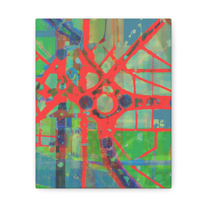 Lester Pokorny's "Subway" 8 x 10 Premium Gallery Wrap-Canvas-Printify-8″ x 10″-1.25"-Art & Wall Decor, Canvas, Fall Picks, Hanging Hardware, Home & Living, Indoor, Top Spring Products, Valentine's Day promotion-PhoneCaseBoss.com