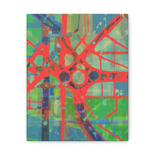 Lester Pokorny's "Subway" 8 x 10 Premium Gallery Wrap-Canvas-Printify-8″ x 10″-1.25"-Art & Wall Decor, Canvas, Fall Picks, Hanging Hardware, Home & Living, Indoor, Top Spring Products, Valentine's Day promotion-PhoneCaseBoss.com