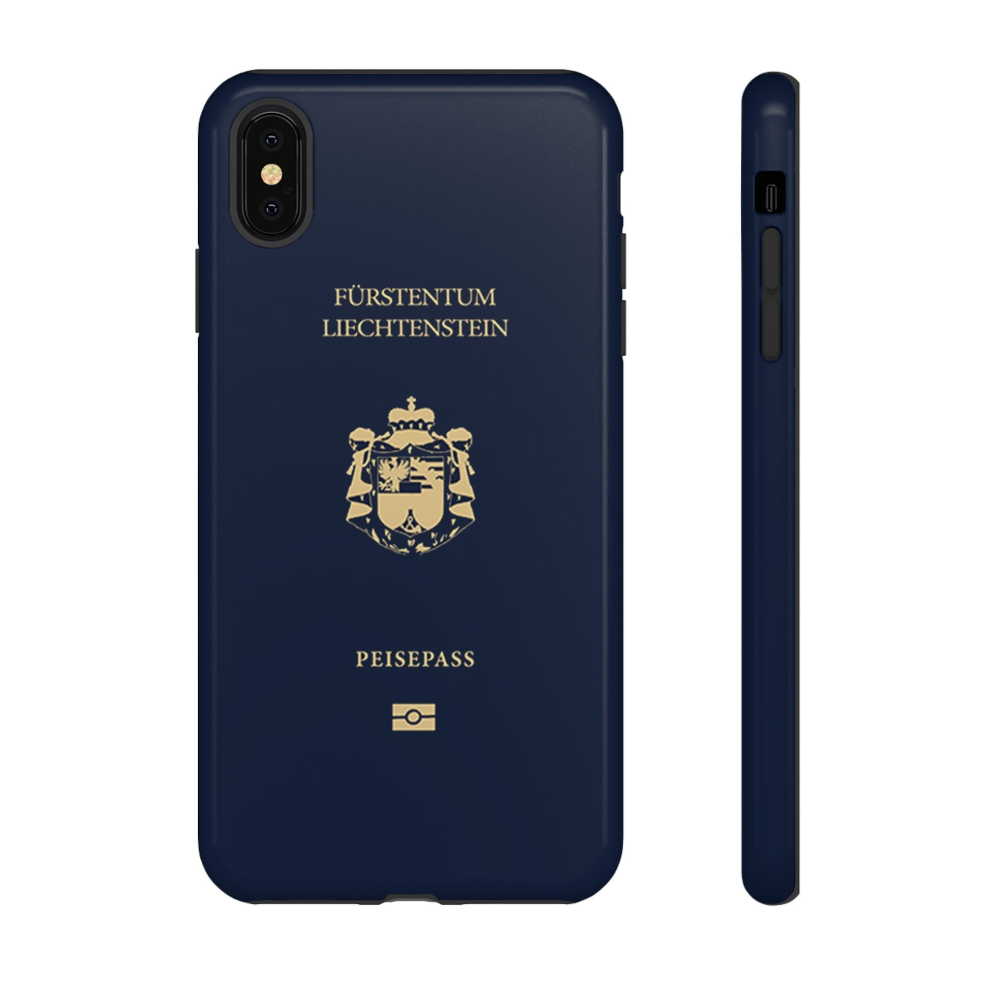 Phone Case-Liechtenstein Passort | Tough-iPhone XS MAX-Glossy-PhoneCaseBoss-Phone-Best-Phone-Cases