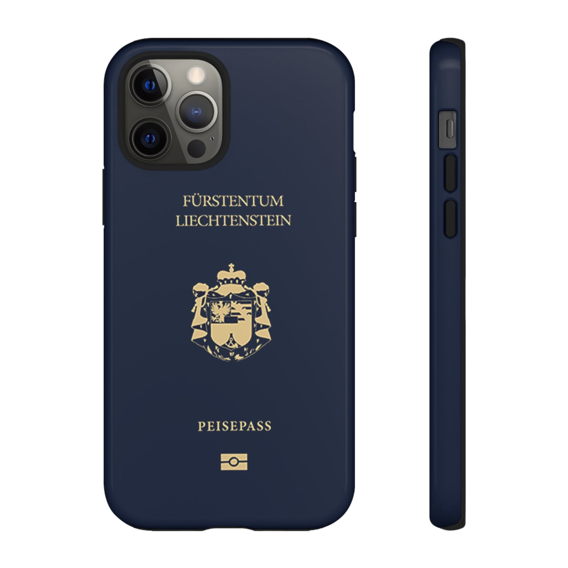 Phone Case-Liechtenstein Passort | Tough-iPhone 12 Pro-Glossy-PhoneCaseBoss-Phone-Best-Phone-Cases