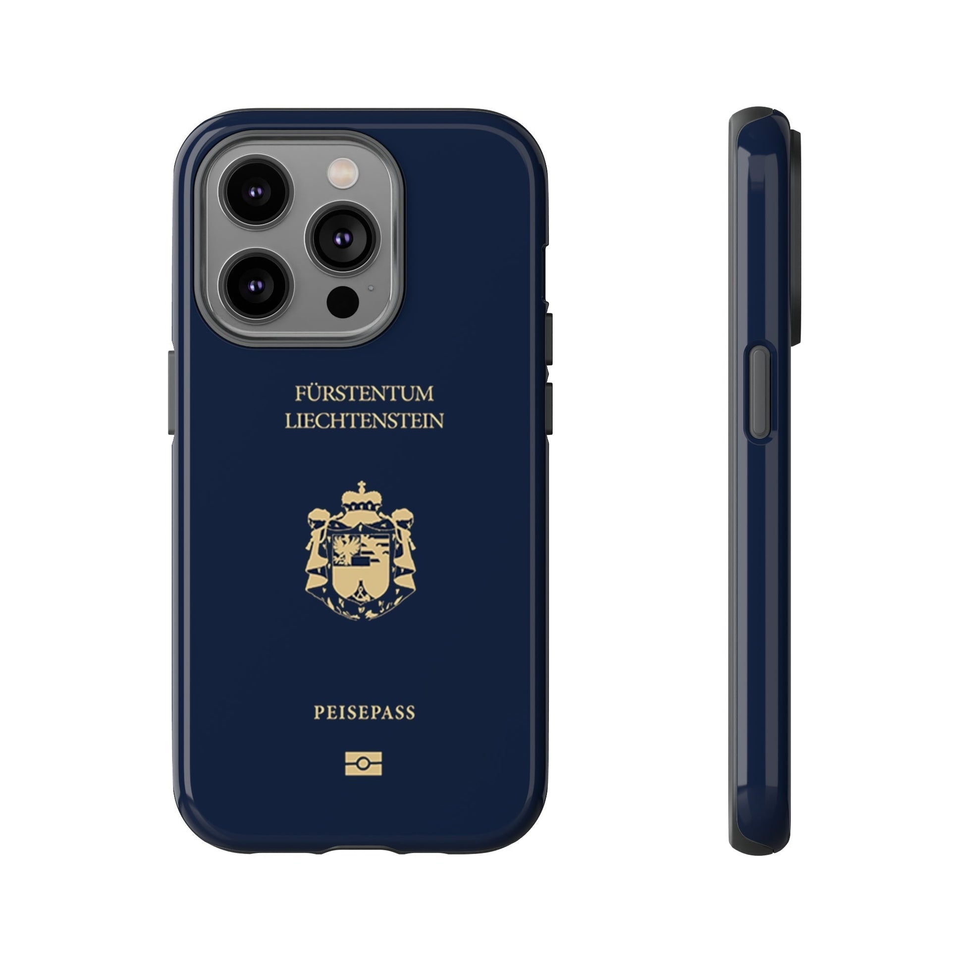 Phone Case-Liechtenstein Passort | Tough-iPhone 14 Pro-Glossy-PhoneCaseBoss-Phone-Best-Phone-Cases
