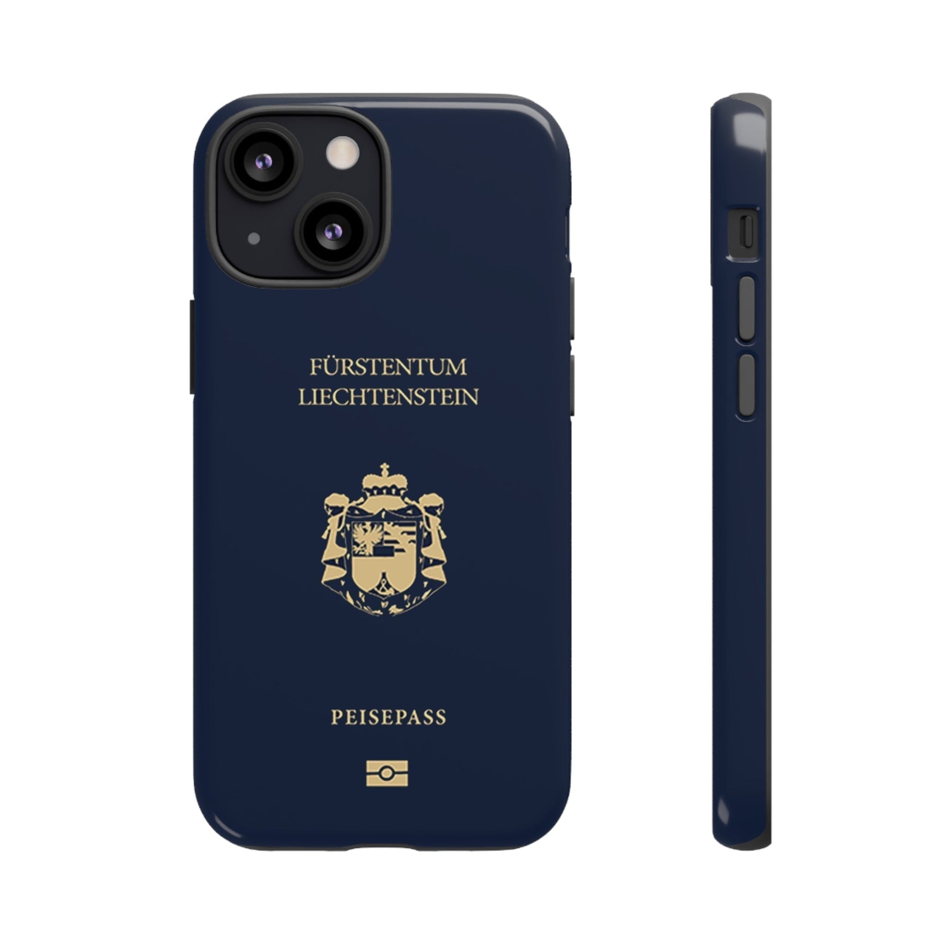Phone Case-Liechtenstein Passort | Tough-iPhone 13 Mini-Glossy-PhoneCaseBoss-Phone-Best-Phone-Cases