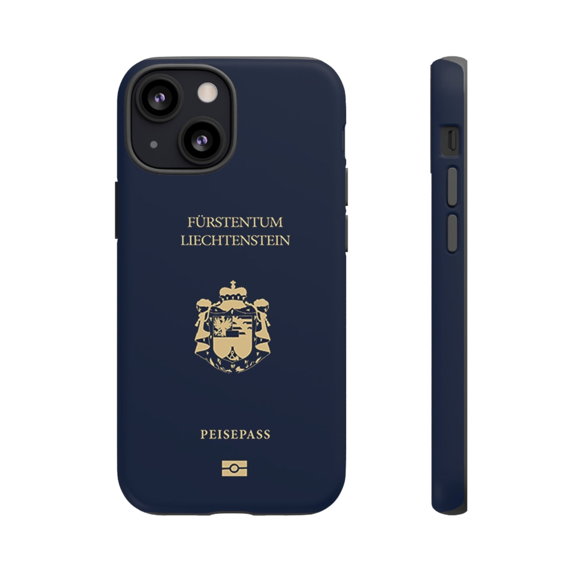 Phone Case-Liechtenstein Passort | Tough-iPhone 13 Mini-Matte-PhoneCaseBoss-Phone-Best-Phone-Cases