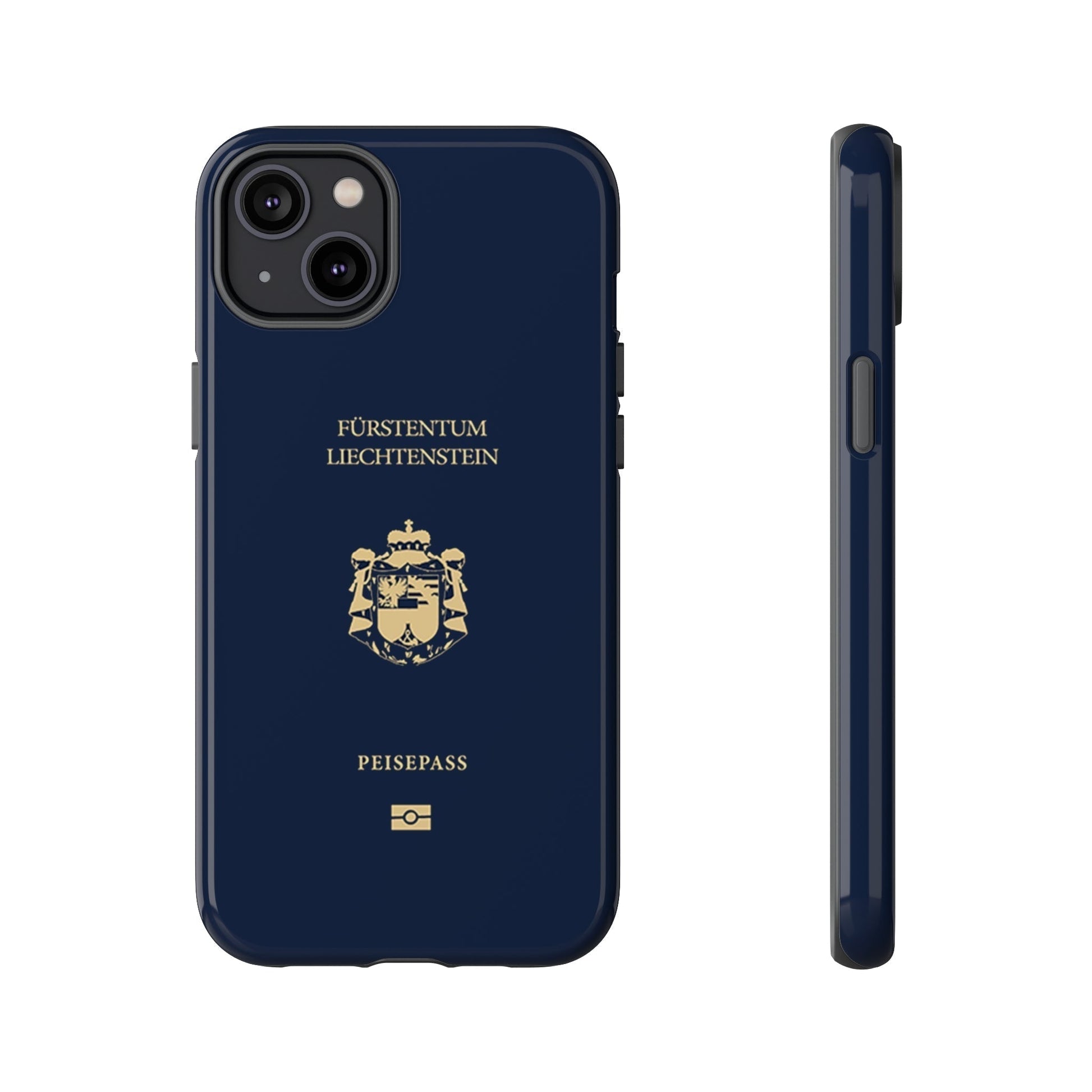 Phone Case-Liechtenstein Passort | Tough-iPhone 14 Plus-Glossy-PhoneCaseBoss-Phone-Best-Phone-Cases