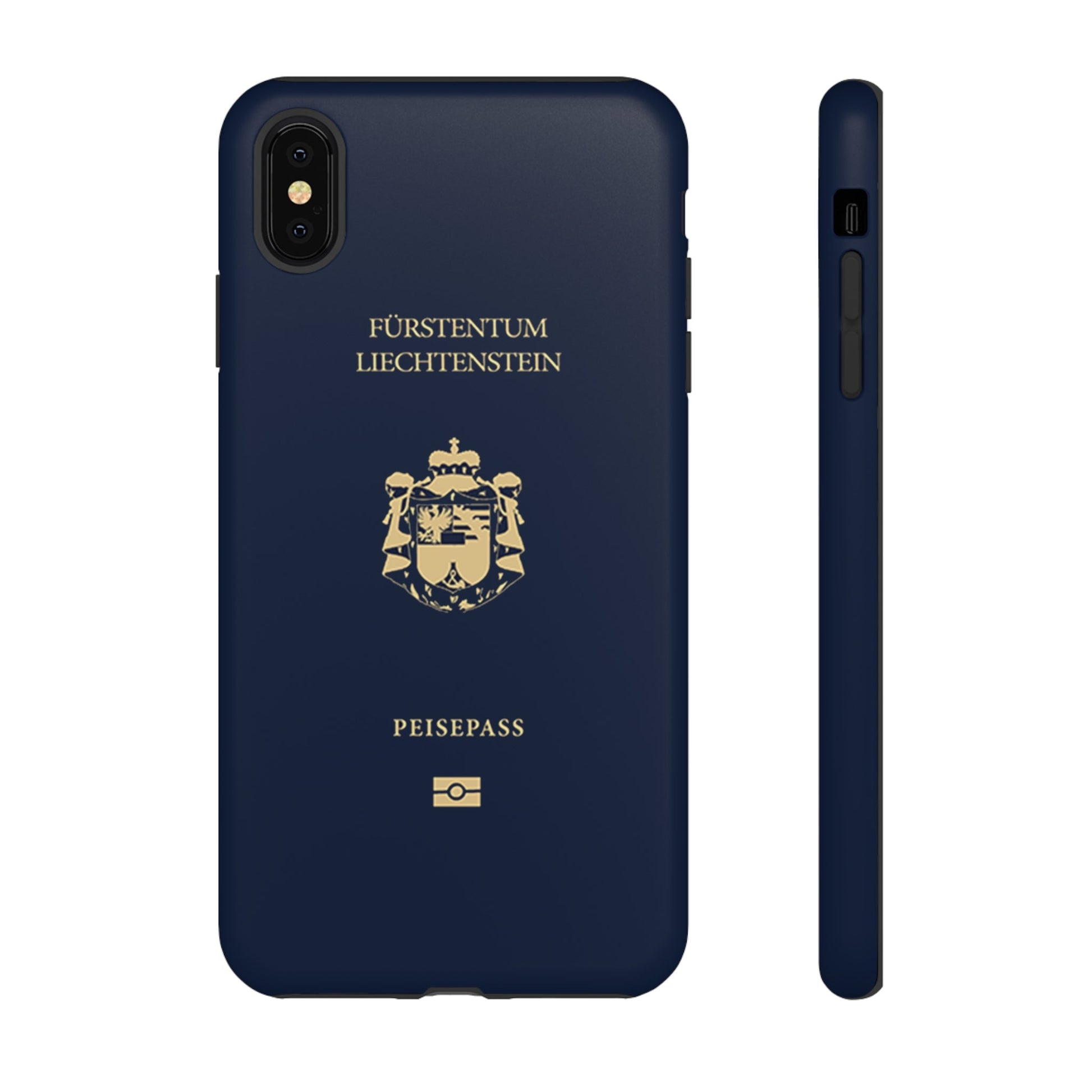 Phone Case-Liechtenstein Passort | Tough-iPhone XS MAX-Matte-PhoneCaseBoss-Phone-Best-Phone-Cases