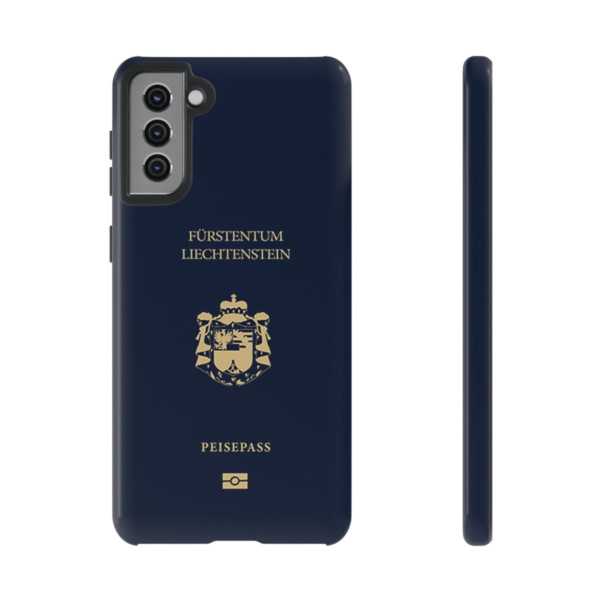 Phone Case-Liechtenstein Passort | Tough-Samsung Galaxy S21 Plus-Glossy-PhoneCaseBoss-Phone-Best-Phone-Cases