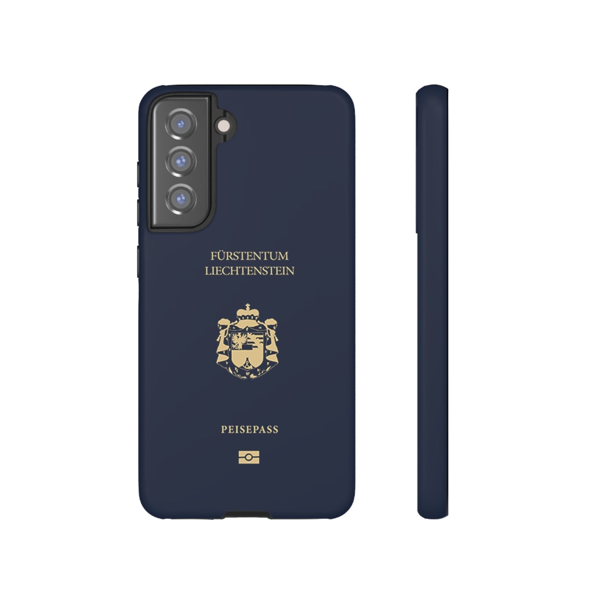 Phone Case-Liechtenstein Passort | Tough-Samsung Galaxy S21 FE-Matte-PhoneCaseBoss-Phone-Best-Phone-Cases