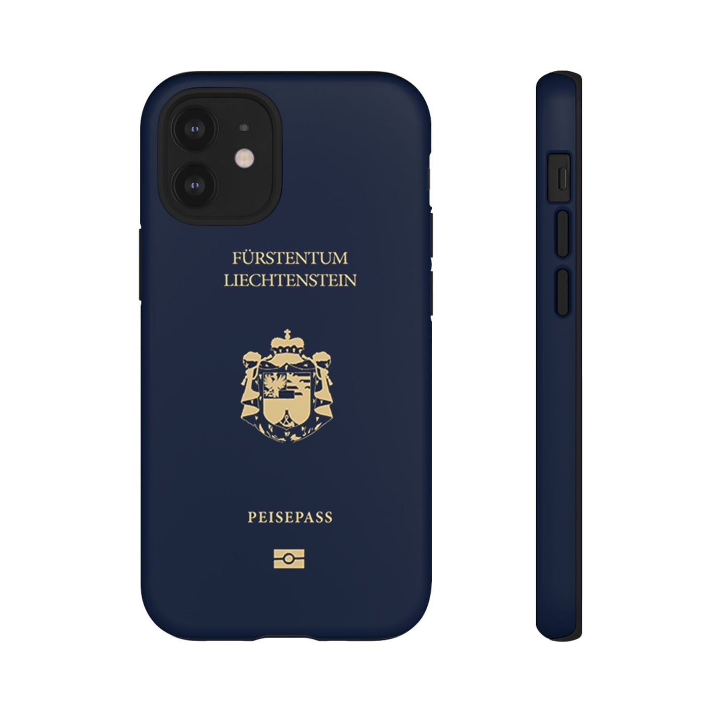 Phone Case-Liechtenstein Passort | Tough-iPhone 12 Mini-Matte-PhoneCaseBoss-Phone-Best-Phone-Cases