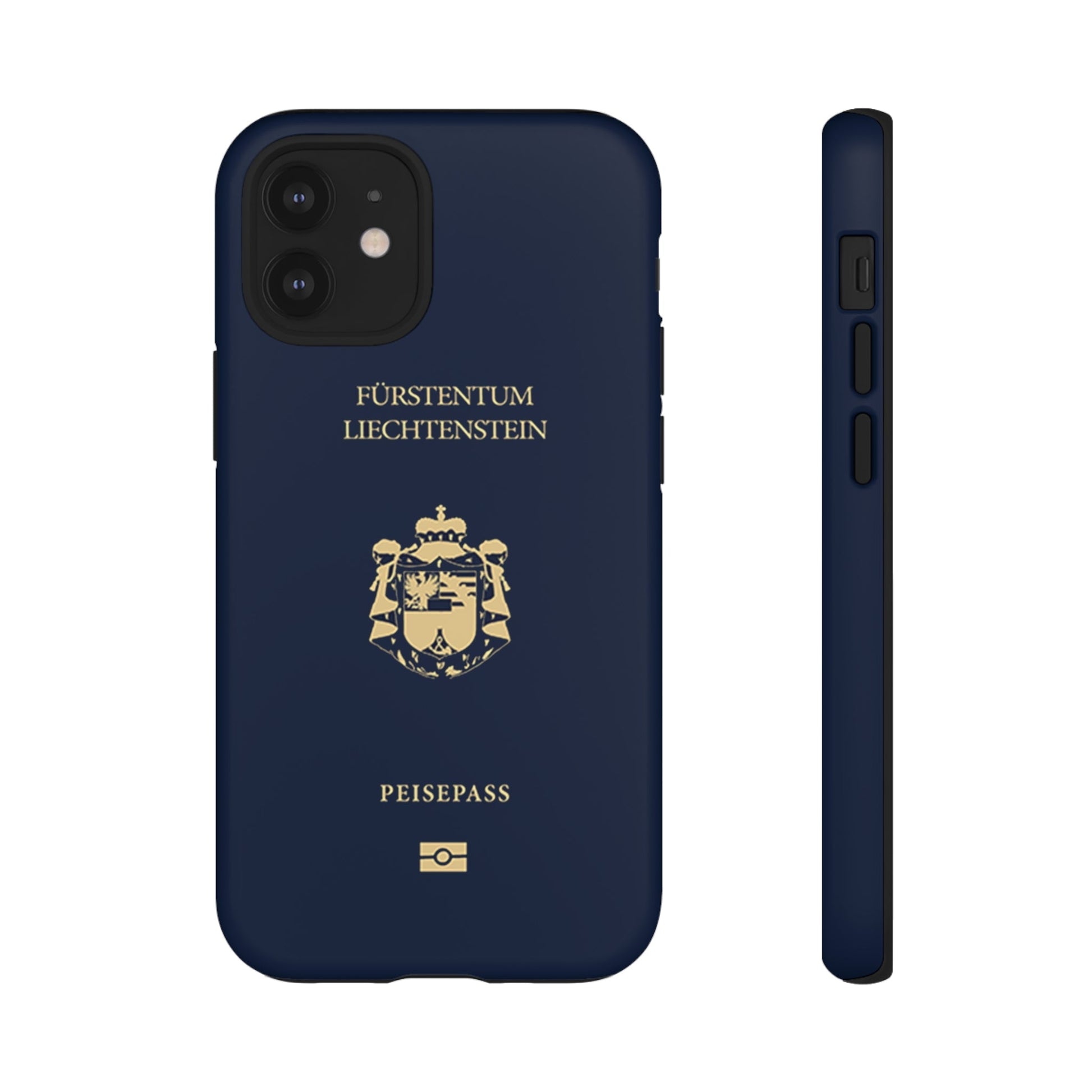 Phone Case-Liechtenstein Passort | Tough-iPhone 12 Mini-Matte-PhoneCaseBoss-Phone-Best-Phone-Cases