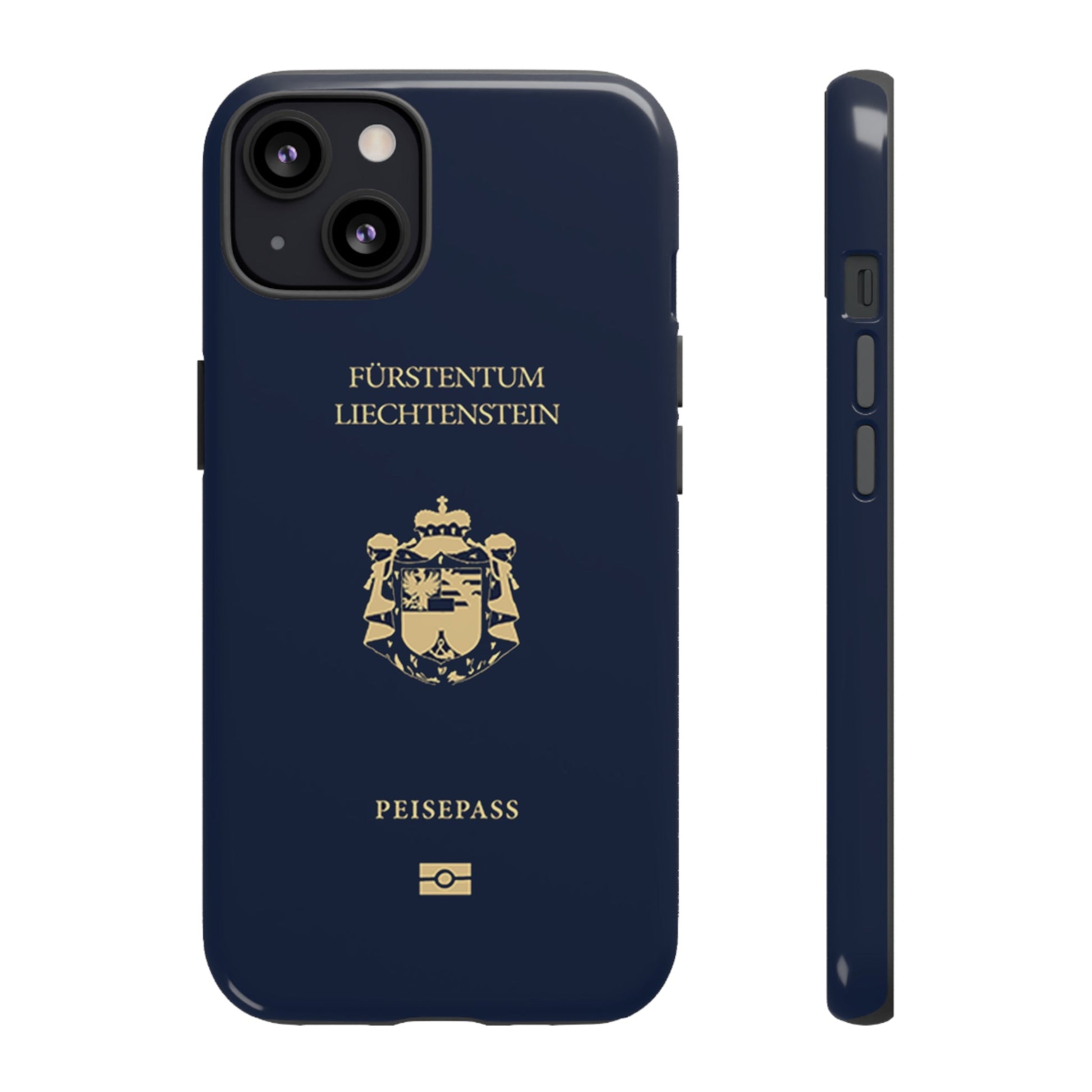 Phone Case-Liechtenstein Passort | Tough-iPhone 13-Glossy-PhoneCaseBoss-Phone-Best-Phone-Cases