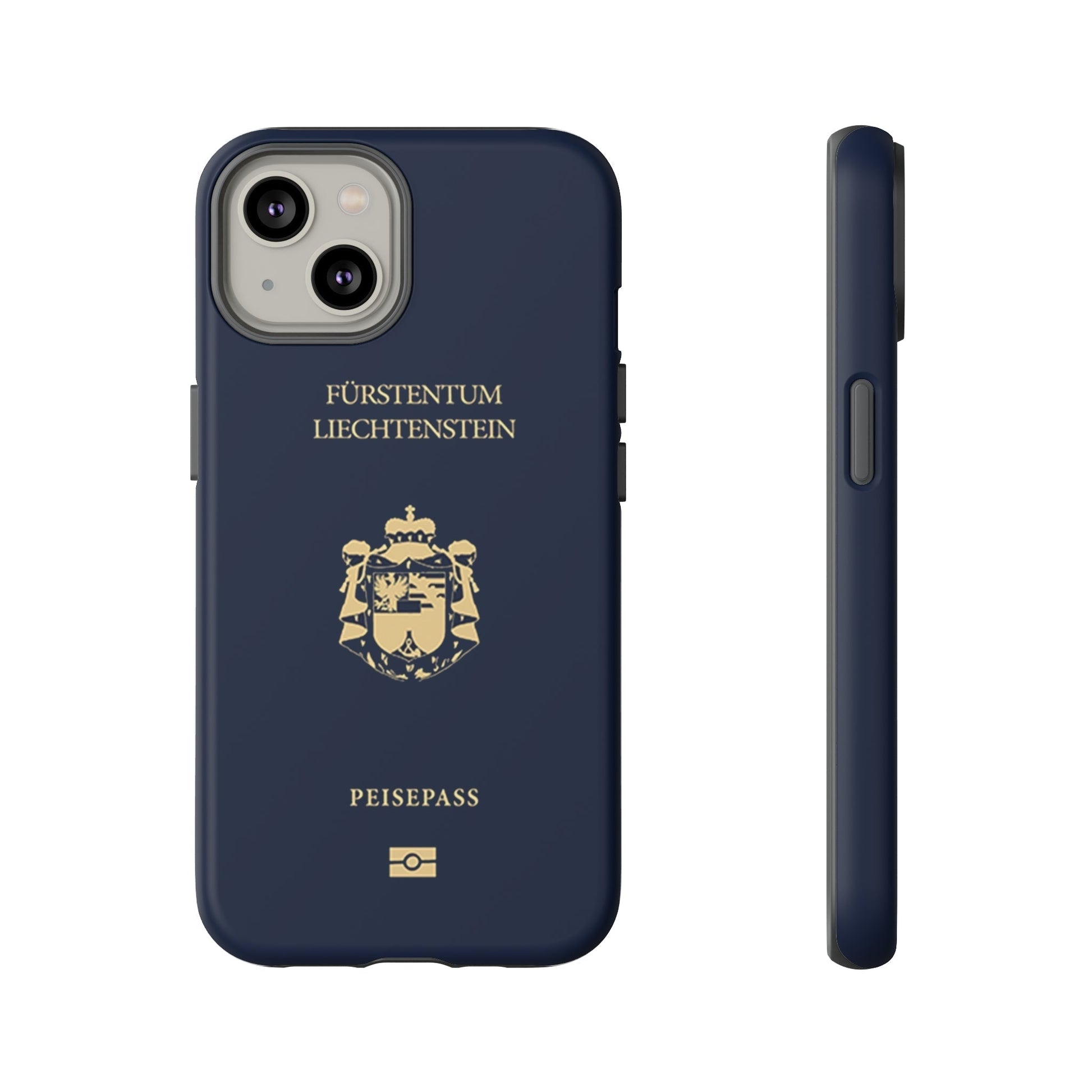 Phone Case-Liechtenstein Passort | Tough-iPhone 14-Matte-PhoneCaseBoss-Phone-Best-Phone-Cases