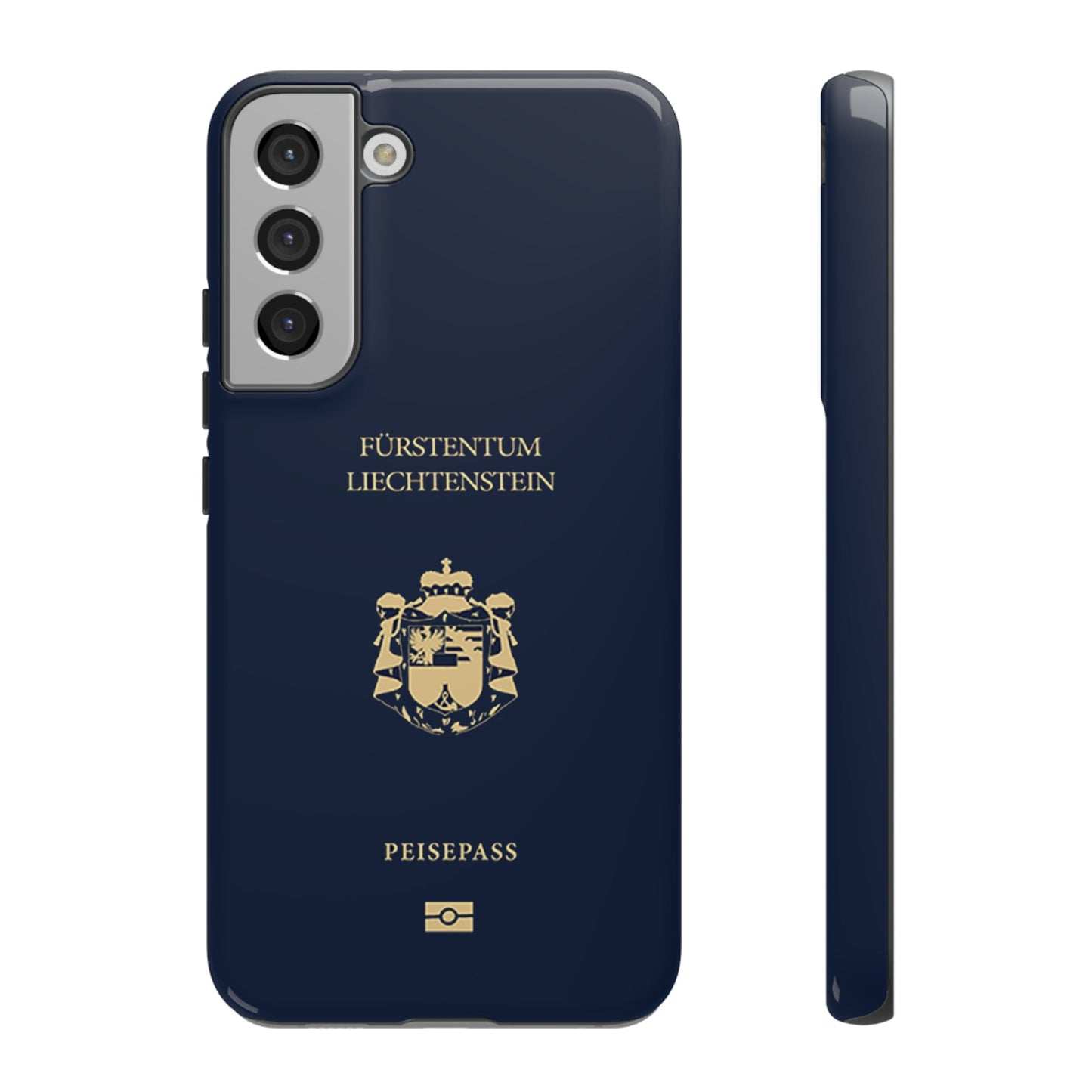 Phone Case-Liechtenstein Passort | Tough-Samsung Galaxy S22 Plus-Glossy-PhoneCaseBoss-Phone-Best-Phone-Cases
