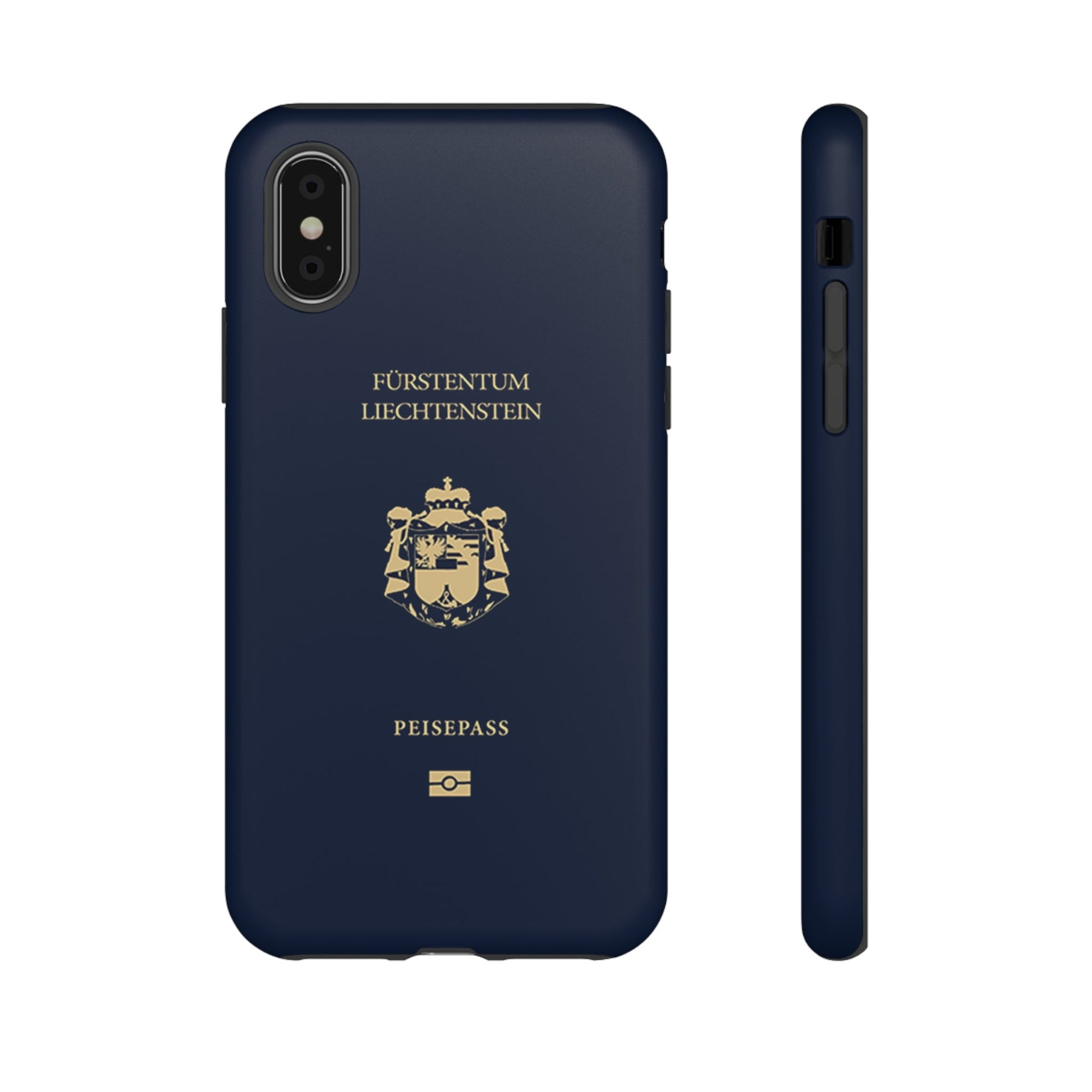 Phone Case-Liechtenstein Passort | Tough-iPhone X-Matte-PhoneCaseBoss-Phone-Best-Phone-Cases