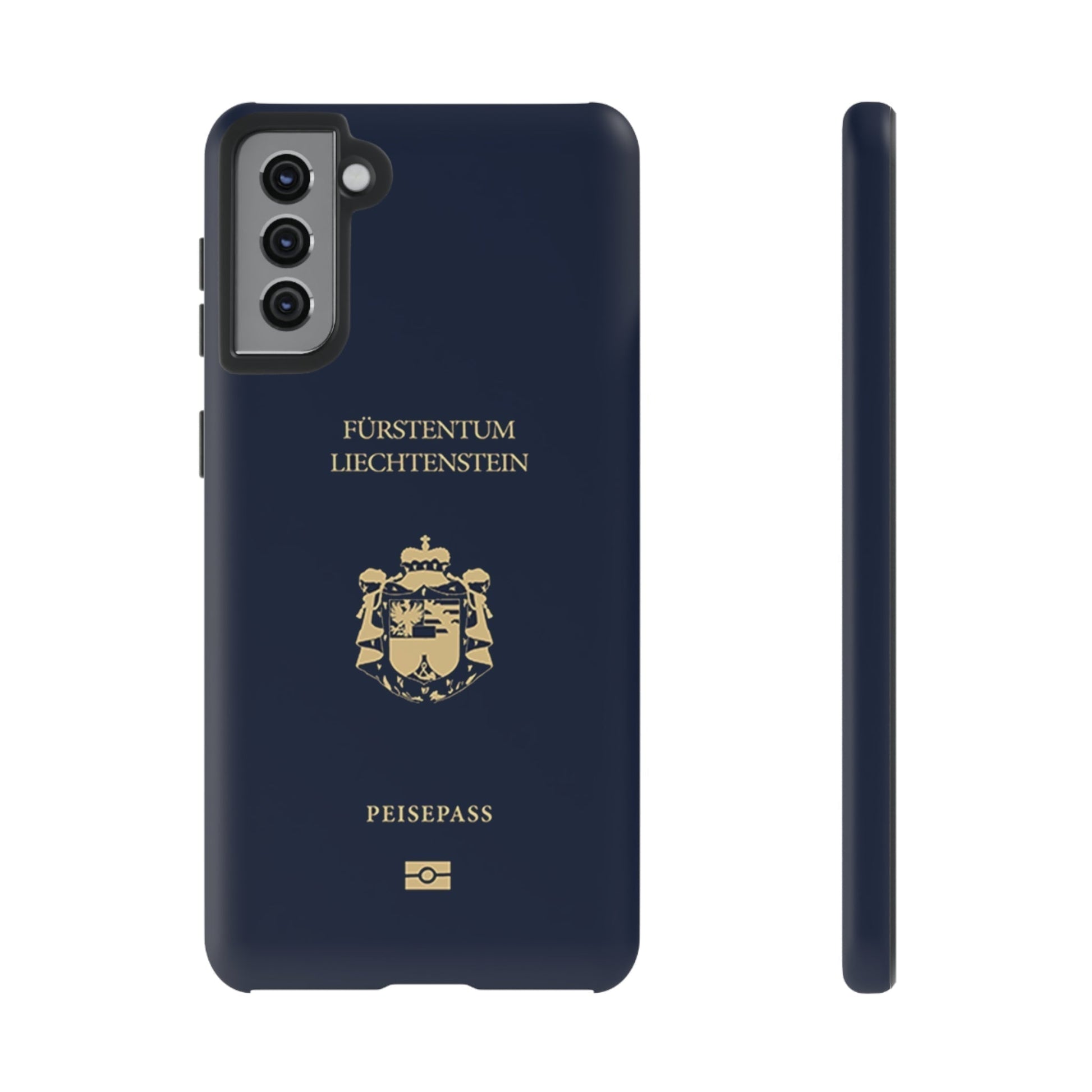 Phone Case-Liechtenstein Passort | Tough-Samsung Galaxy S21 Plus-Matte-PhoneCaseBoss-Phone-Best-Phone-Cases