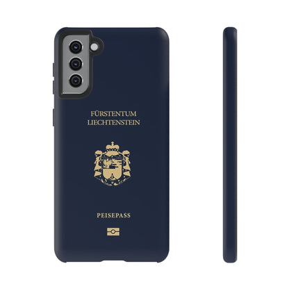 Phone Case-Liechtenstein Passort | Tough-Samsung Galaxy S21 Plus-Matte-PhoneCaseBoss-Phone-Best-Phone-Cases