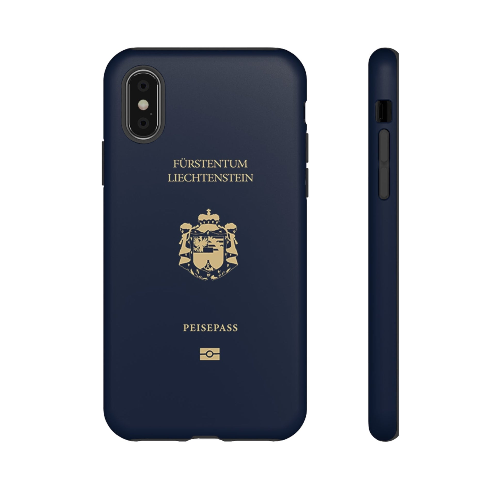 Phone Case-Liechtenstein Passort | Tough-iPhone XS-Matte-PhoneCaseBoss-Phone-Best-Phone-Cases