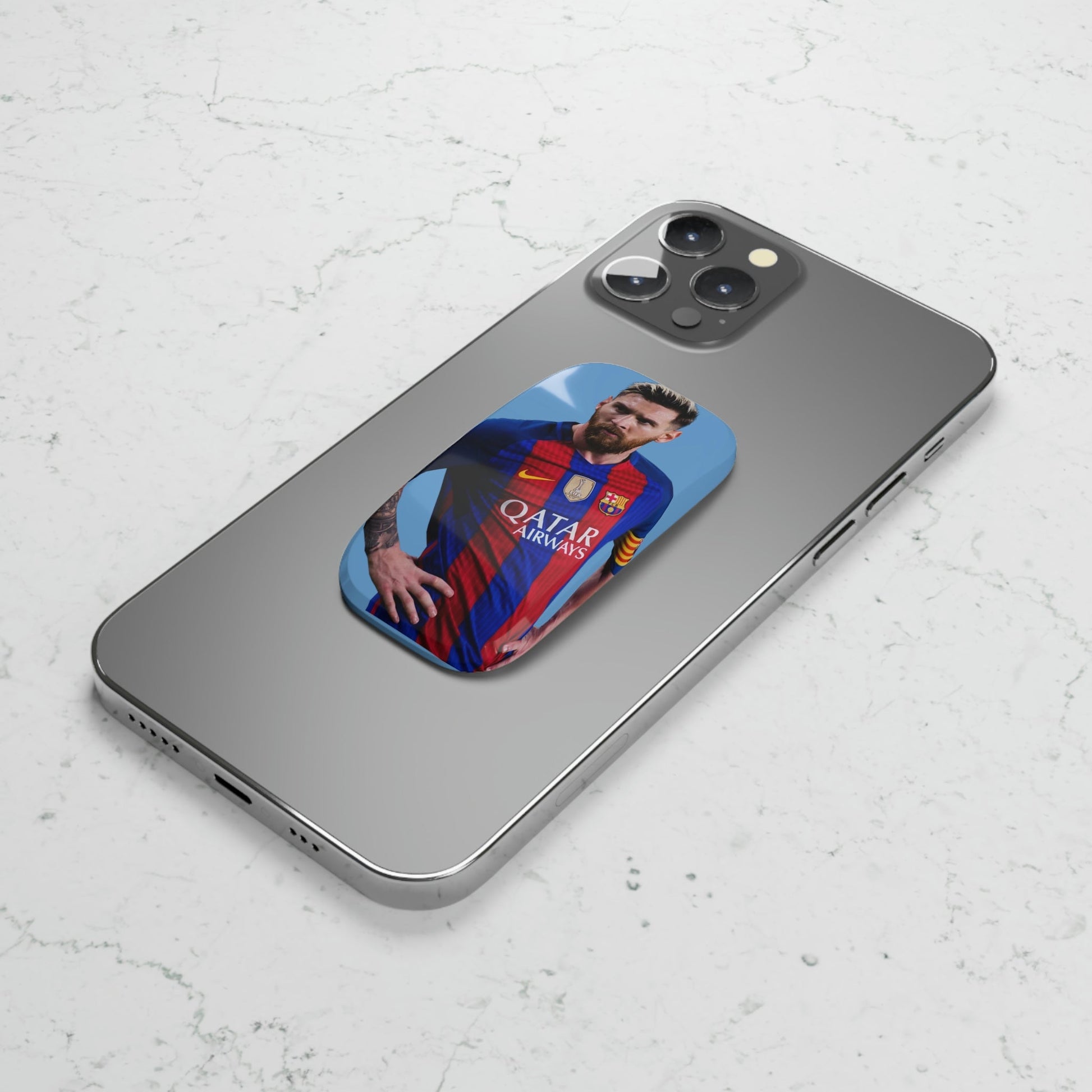 Lionel Messi Barcelona Phone Click-On Grip-Accessories-Best Phone Case Brands-Accessories, Best Phone Case Brands, More, Phone Cases, Phone Stands, Tech Accessories | Glossy,One size,White,7046370885725-Lionel-Messi-Barcelona-Phone-Click-On-Grip-Accessories-Accessories-Best-Phone-Case-Brands-More-Phone-Cases-Phone-Stands-Tech-Accessories-Glossy-One-size-White-Best-Online-Gift-Shop-4, PhoneCaseBoss | Image-position:4-SKU:[sku}, Barcode: