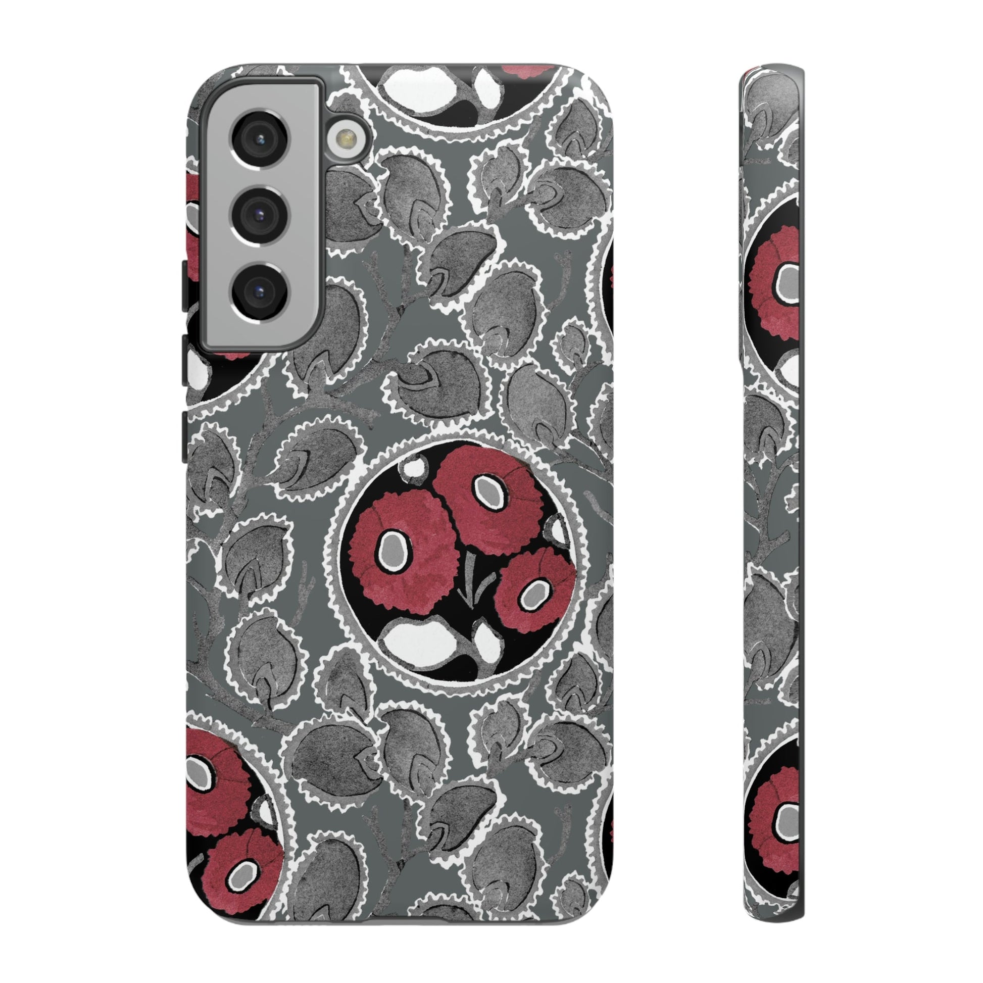 Phone Case-MOODY FLOWER | Tough-Samsung Galaxy S22 Plus-Matte-PhoneCaseBoss-Phone-Best-Phone-Cases