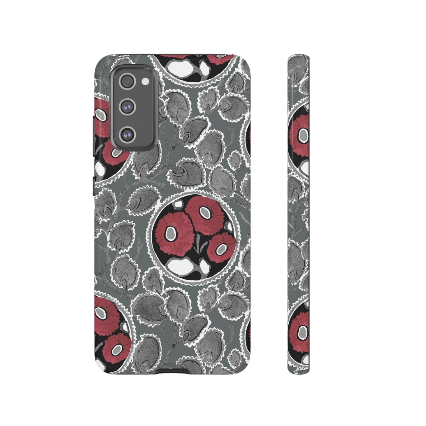 Phone Case-MOODY FLOWER | Tough-Samsung Galaxy S20 FE-Glossy-PhoneCaseBoss-Phone-Best-Phone-Cases