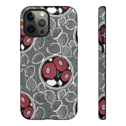 Phone Case-MOODY FLOWER | Tough-iPhone 12 Pro Max-Matte-PhoneCaseBoss-Phone-Best-Phone-Cases