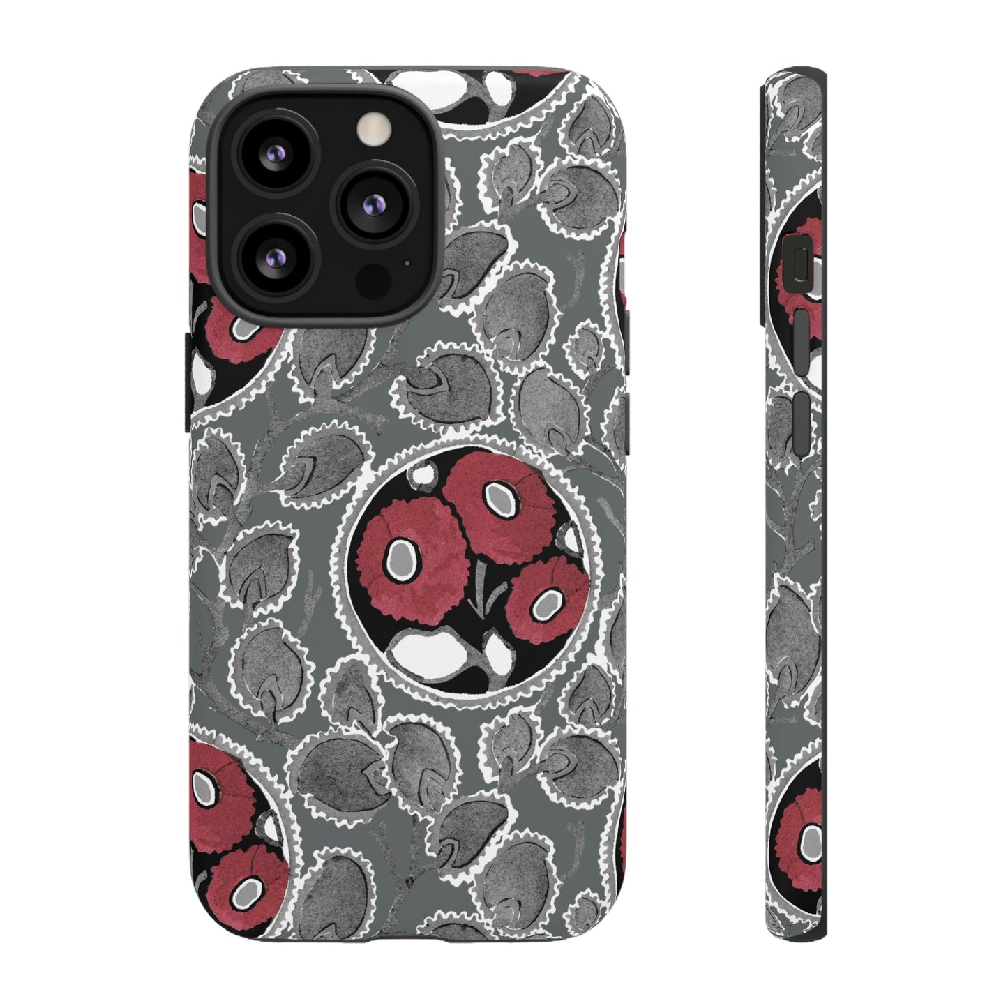 Phone Case-MOODY FLOWER | Tough-iPhone 13 Pro-Matte-PhoneCaseBoss-Phone-Best-Phone-Cases