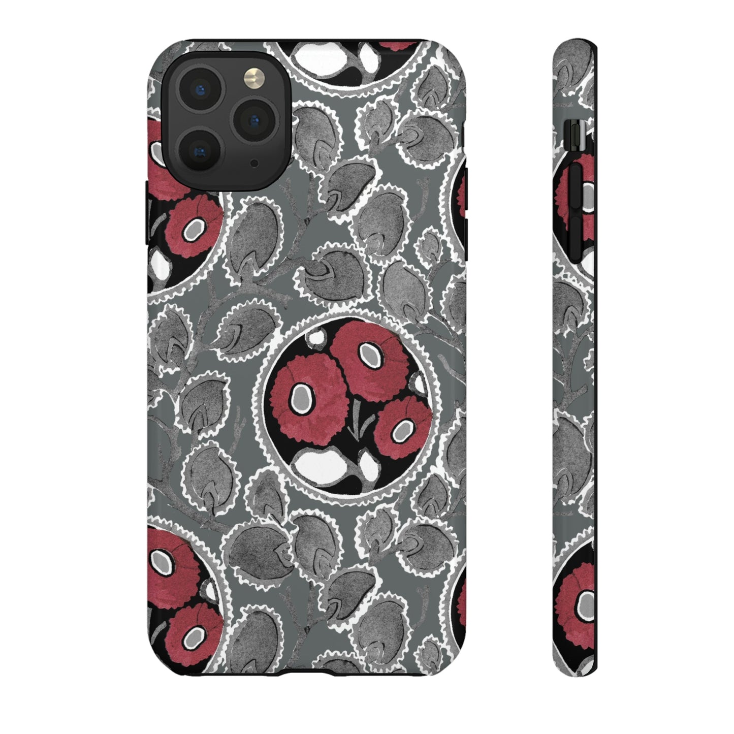 Phone Case-MOODY FLOWER | Tough-iPhone 11 Pro Max-Glossy-PhoneCaseBoss-Phone-Best-Phone-Cases