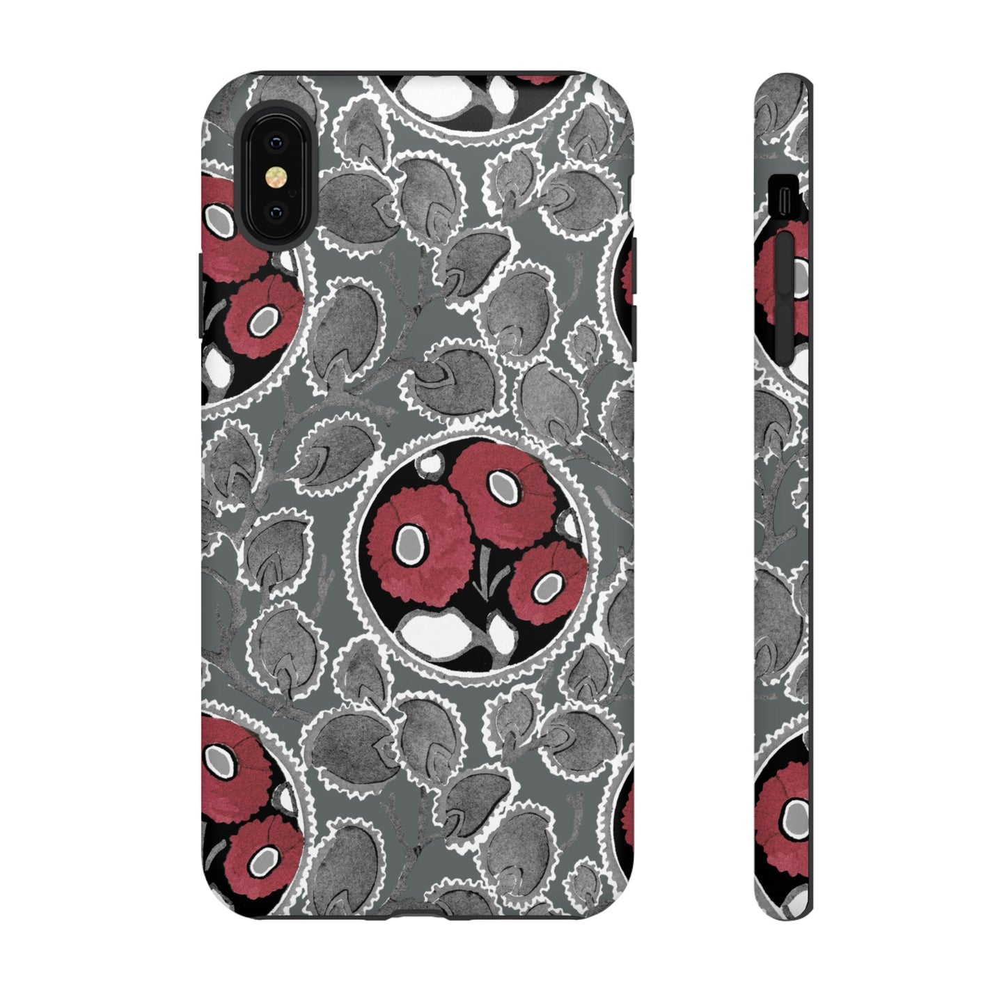 Phone Case-MOODY FLOWER | Tough-iPhone XS MAX-Matte-PhoneCaseBoss-Phone-Best-Phone-Cases