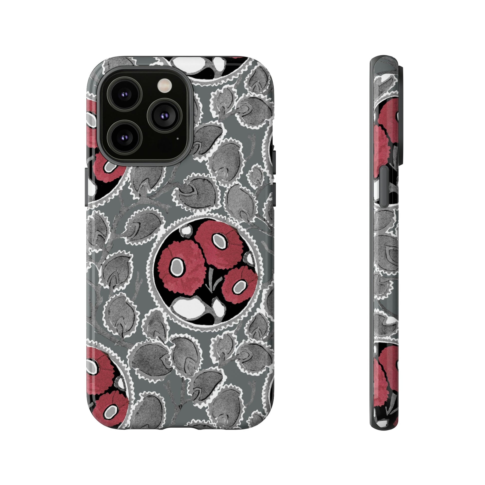 Phone Case-MOODY FLOWER | Tough-iPhone 14 Pro Max-Glossy-PhoneCaseBoss-Phone-Best-Phone-Cases