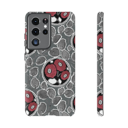 Phone Case-MOODY FLOWER | Tough-Samsung Galaxy S21 Ultra-Matte-PhoneCaseBoss-Phone-Best-Phone-Cases