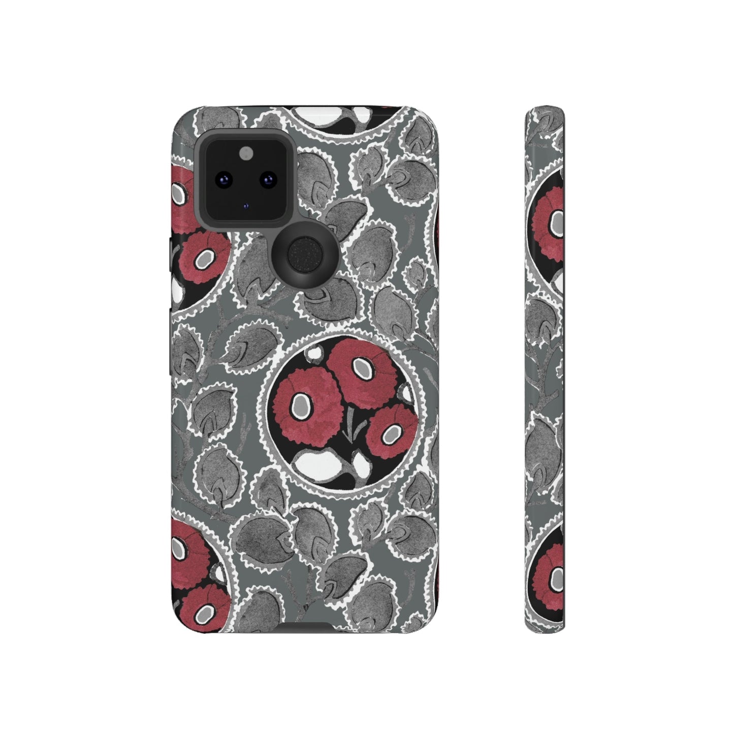 Phone Case-MOODY FLOWER | Tough-Google Pixel 5 5G-Glossy-PhoneCaseBoss-Phone-Best-Phone-Cases