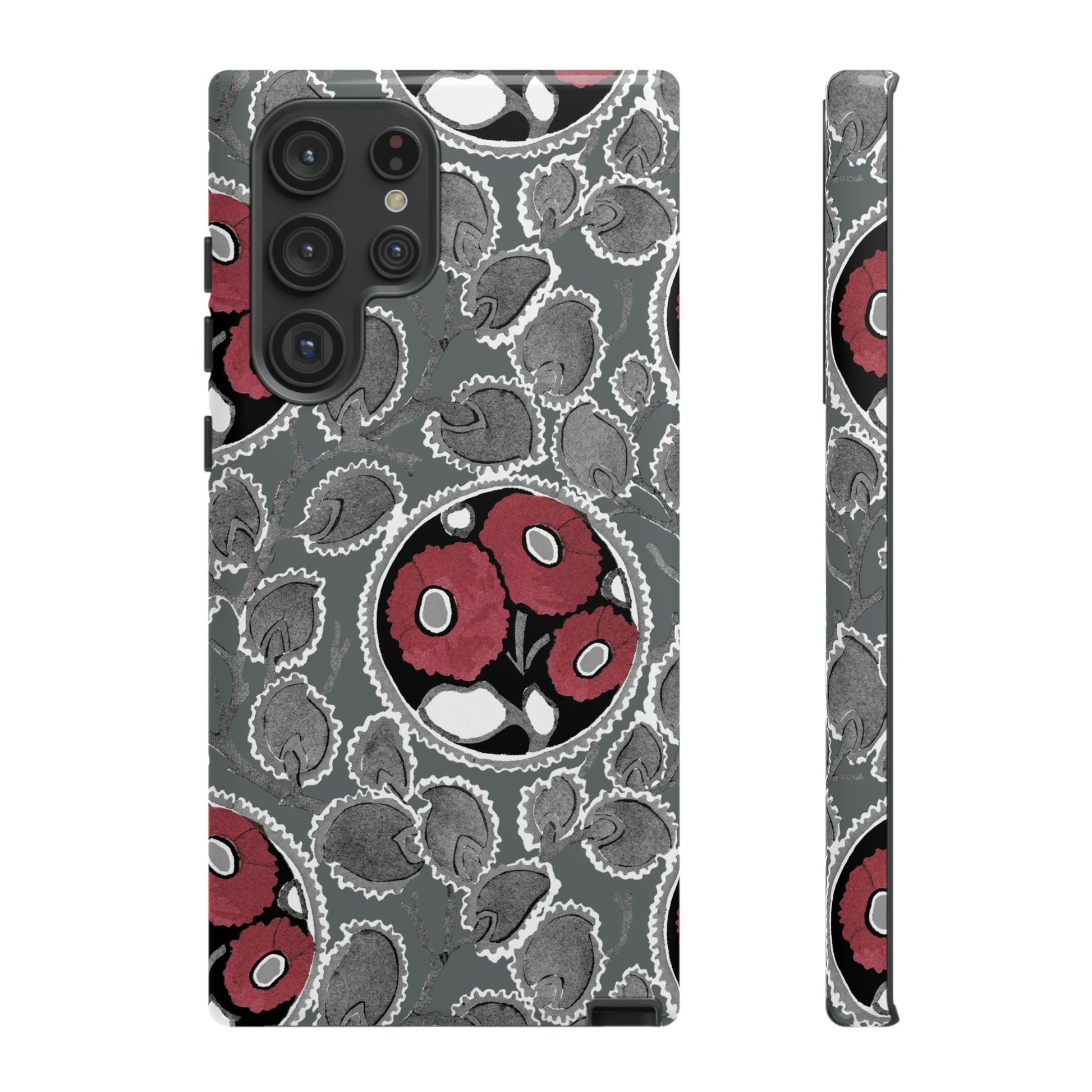 Phone Case-MOODY FLOWER | Tough-Samsung Galaxy S22 Ultra-Glossy-PhoneCaseBoss-Phone-Best-Phone-Cases