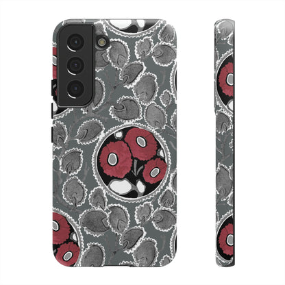 Phone Case-MOODY FLOWER | Tough-Samsung Galaxy S22-Matte-PhoneCaseBoss-Phone-Best-Phone-Cases