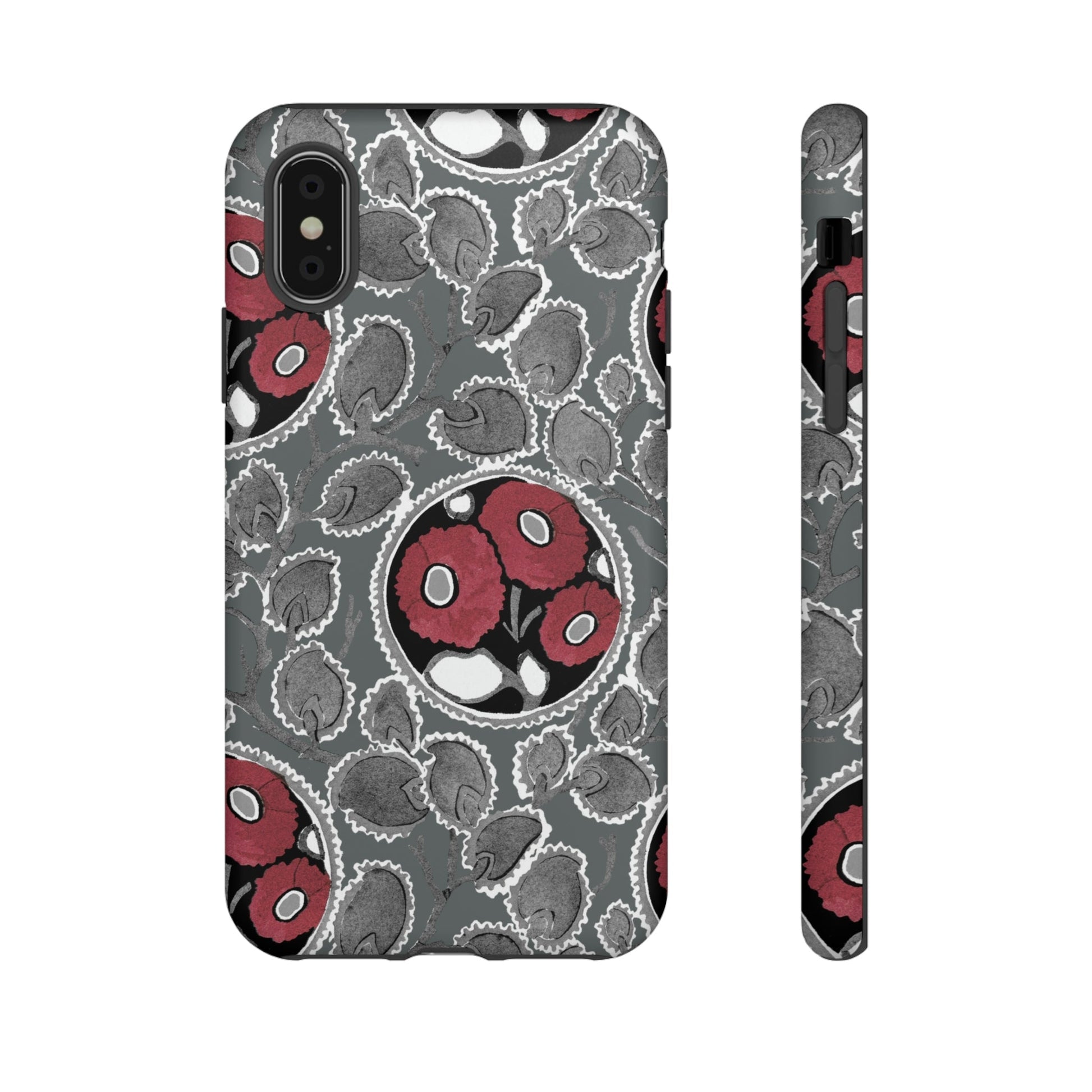 Phone Case-MOODY FLOWER | Tough-iPhone XS-Matte-PhoneCaseBoss-Phone-Best-Phone-Cases