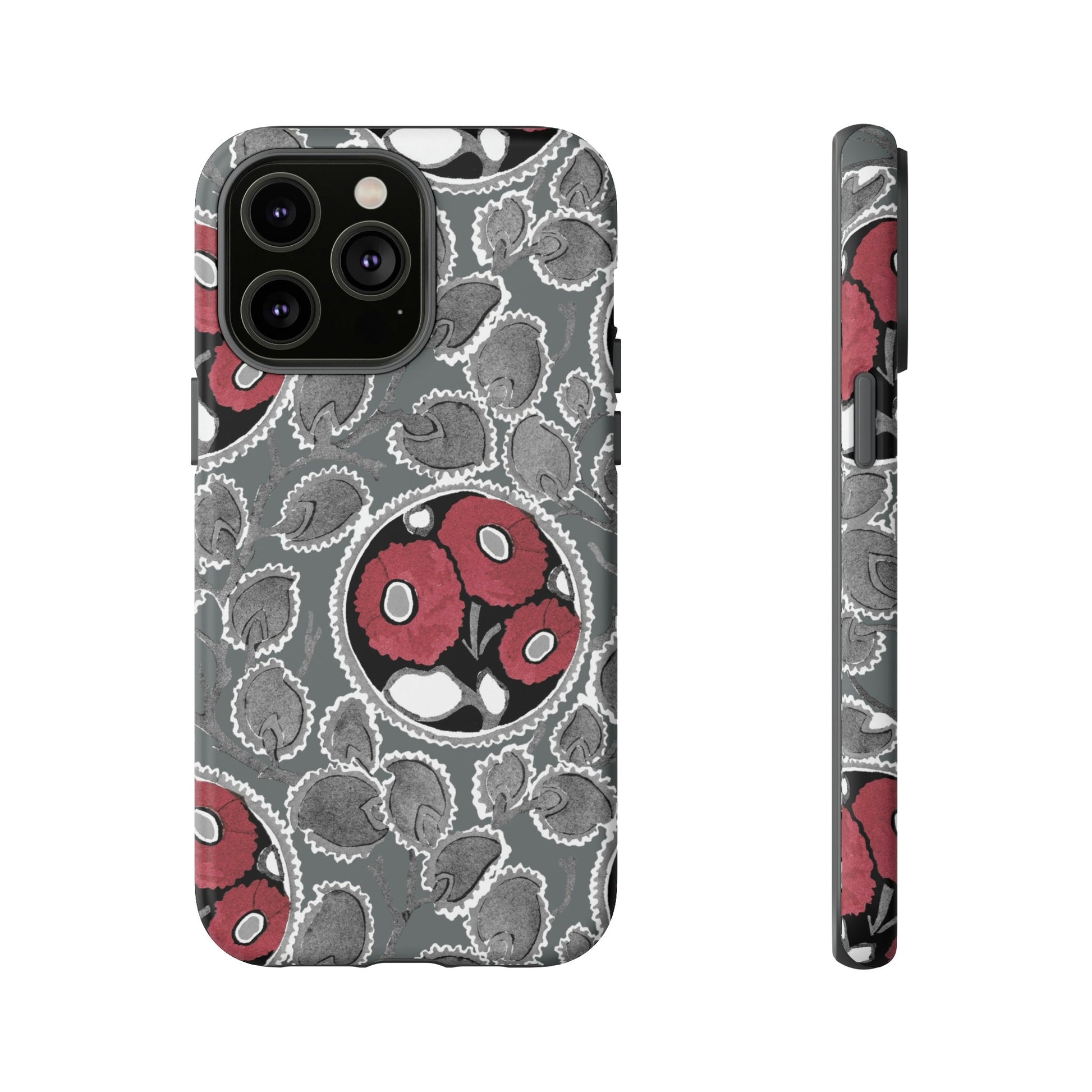 Phone Case-MOODY FLOWER | Tough-iPhone 14 Pro Max-Matte-PhoneCaseBoss-Phone-Best-Phone-Cases