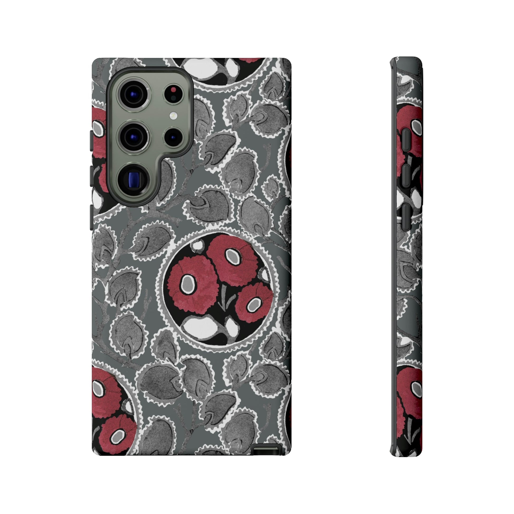 Phone Case-MOODY FLOWER | Tough-Samsung Galaxy S23 Ultra-Matte-PhoneCaseBoss-Phone-Best-Phone-Cases