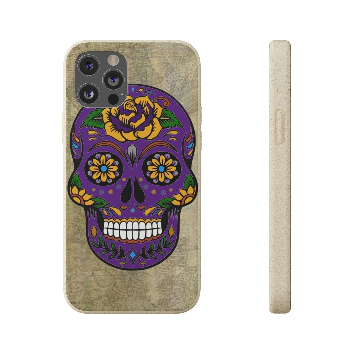 Biodegradeable iPhone Case Earth Friendly Android Phone Case-MUERTOS | Biocase-iPhone 12 Pro with gift packaging-PhoneCaseBoss-Phone-Best-Phone-Cases