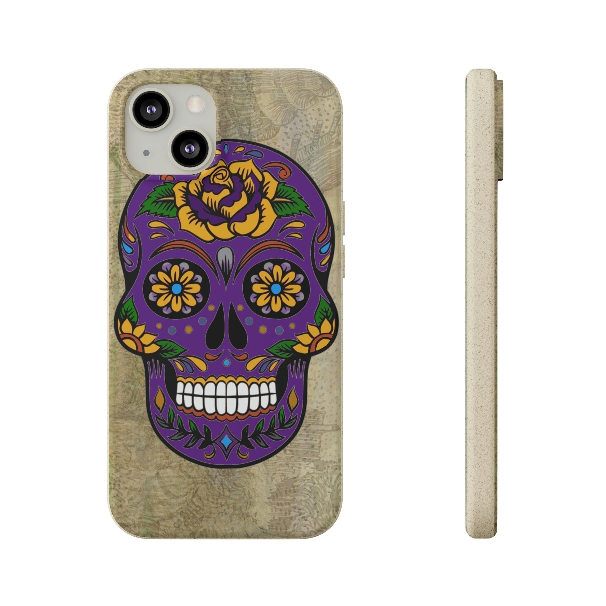 Biodegradeable iPhone Case Earth Friendly Android Phone Case-MUERTOS | Biocase-iPhone 13 with gift packaging-PhoneCaseBoss-Phone-Best-Phone-Cases