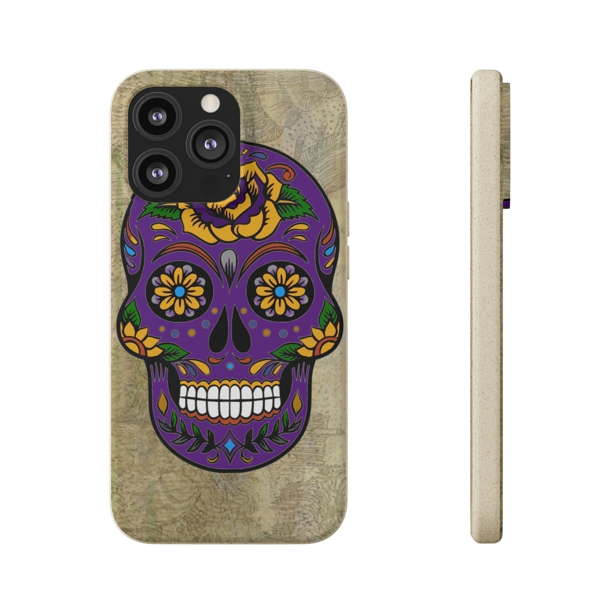 Biodegradeable iPhone Case Earth Friendly Android Phone Case-MUERTOS | Biocase-iPhone 13 Pro-PhoneCaseBoss-Phone-Best-Phone-Cases