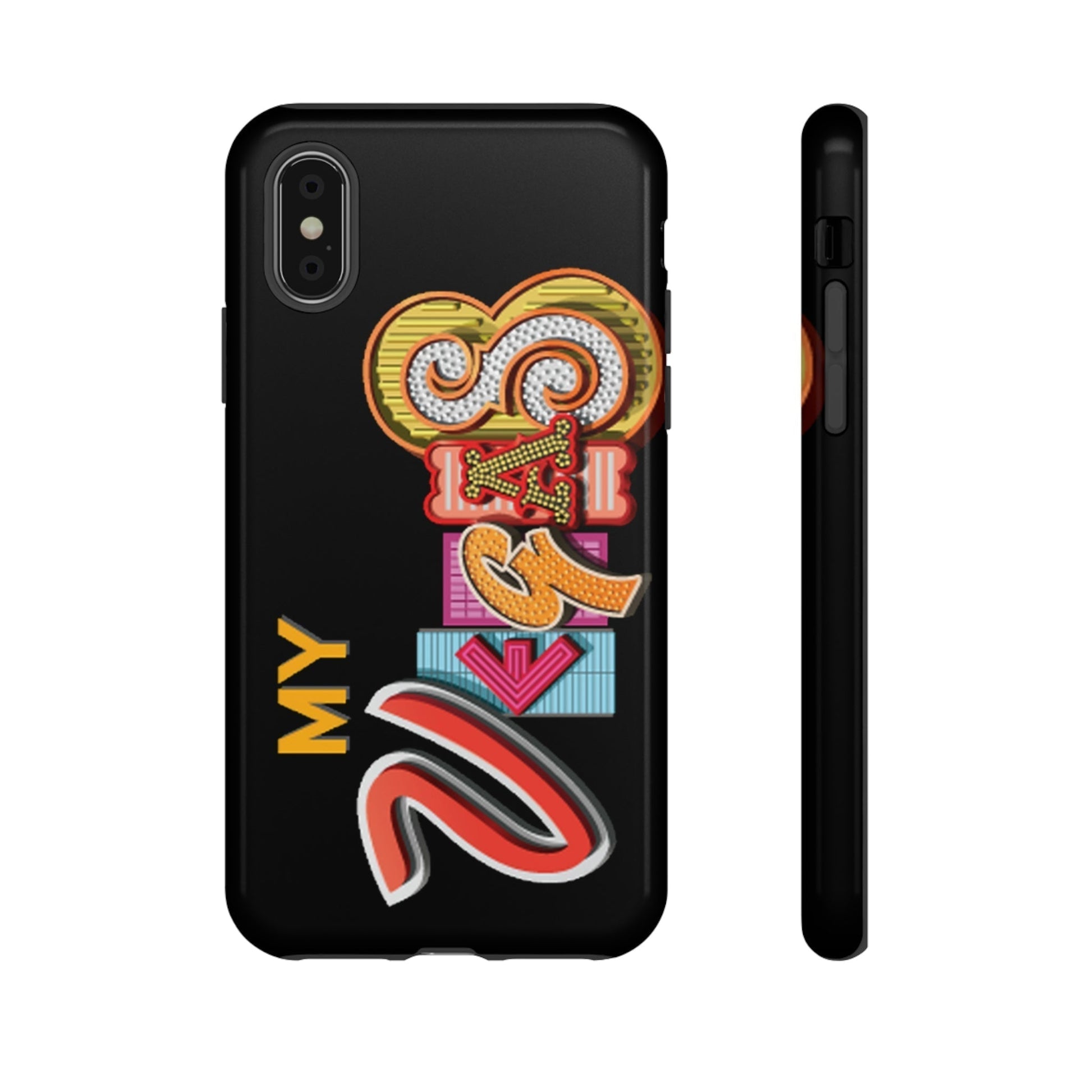 Phone Case-MYVEGAS | Tough-iPhone X-Glossy-PhoneCaseBoss-Phone-Best-Phone-Cases