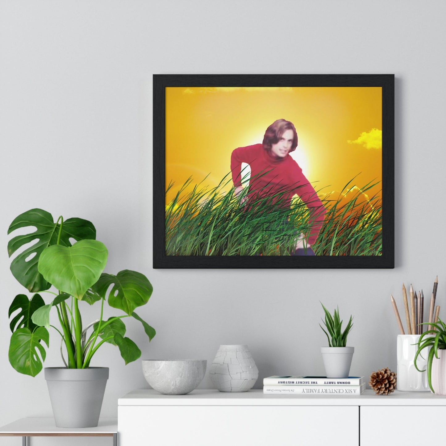 Magic Spencer Premium Framed Horizontal Poster - Matthew Gray Gubler poster-Poster-Printify-Art & Wall Decor, Framed, Hanging Hardware, Home & Living-PhoneCaseBoss.com