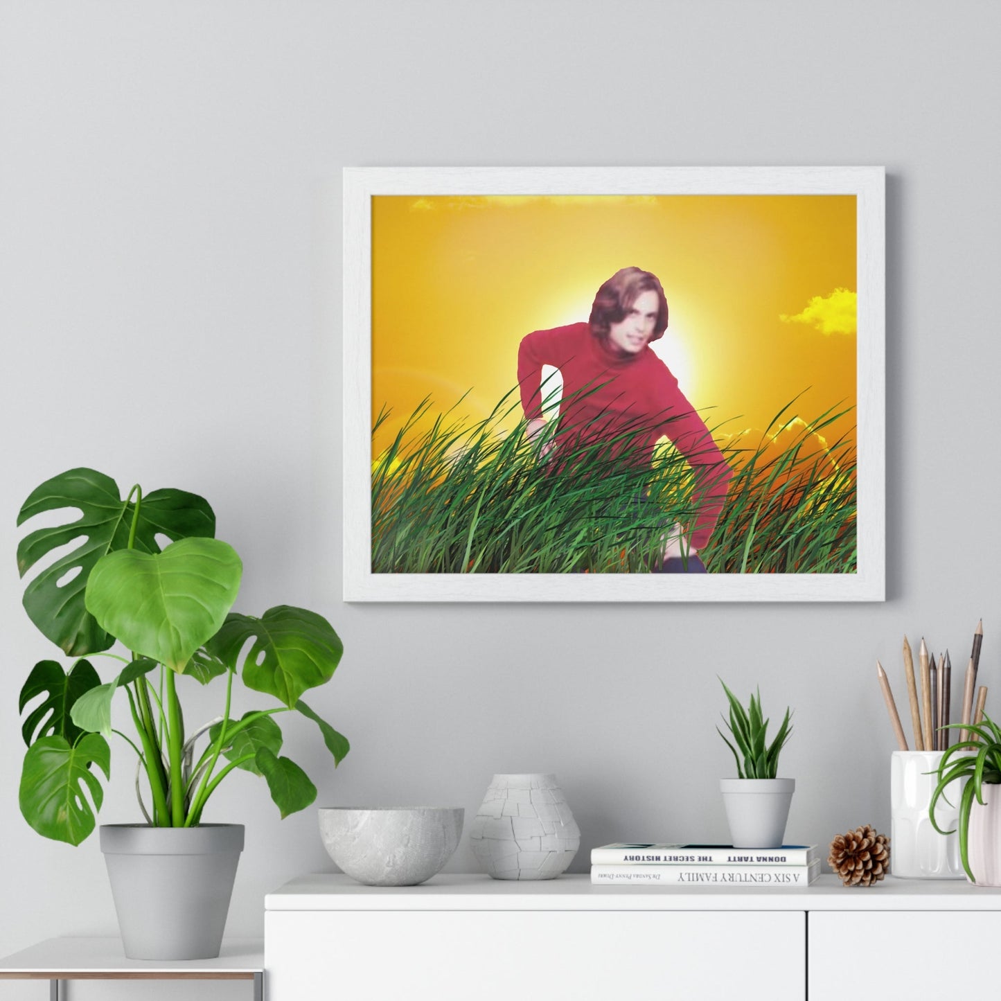 Magic Spencer Premium Framed Horizontal Poster - Matthew Gray Gubler poster-Poster-Printify-Art & Wall Decor, Framed, Hanging Hardware, Home & Living-PhoneCaseBoss.com