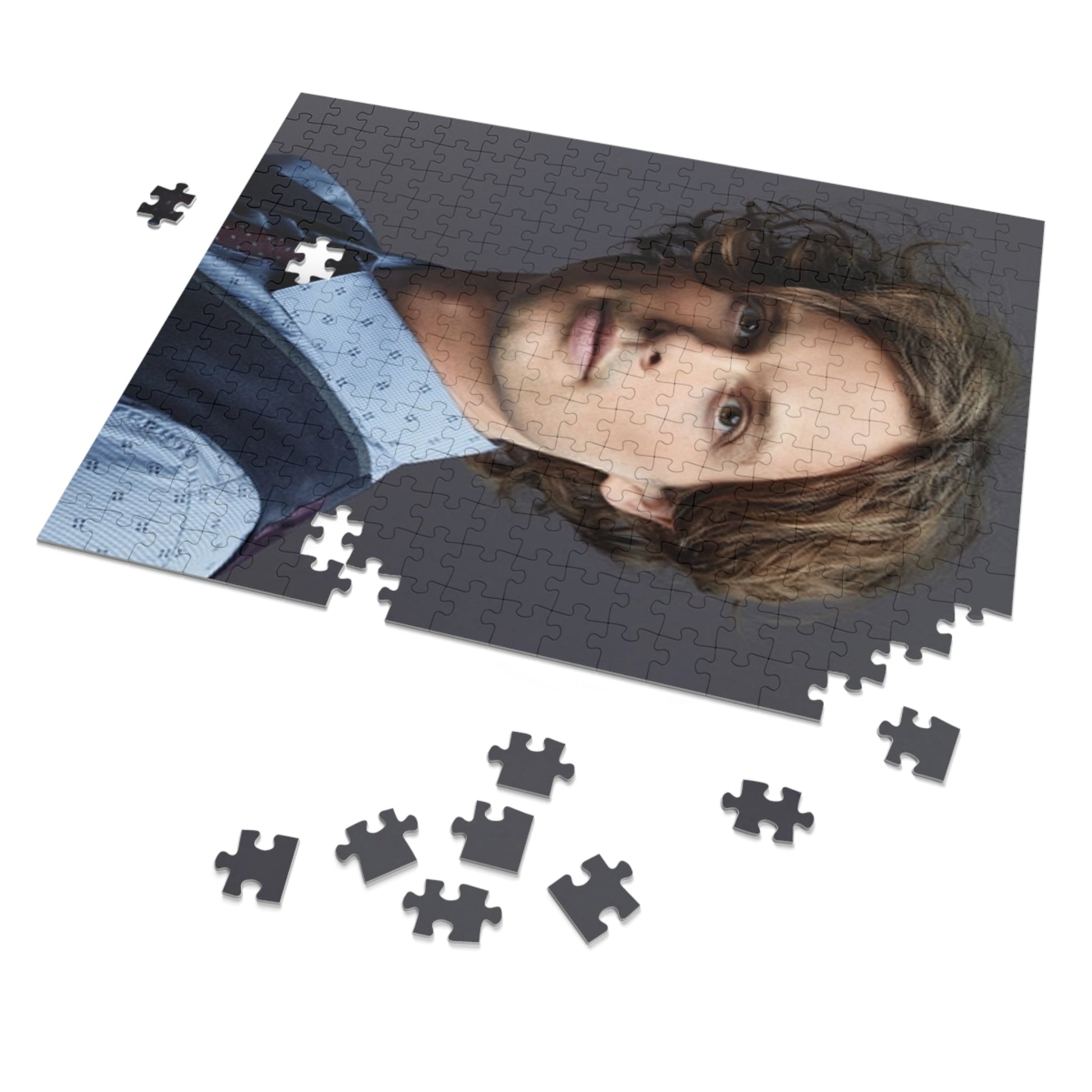 Matthew Gray Gubler 252 Piece Puzzle-Puzzle-Printify-252 Piece Puzzle, Artistic Puzzle, Brain Teaser, Custom Puzzle, Entertainment, Fun Family Activity, Home Entertainment, Jigsaw Puzzle, Matthew Gray Gubler, MGG, More, Puzzle Lover Gift, Puzzles, Relaxing Activity, The Whole Nother, TheWholeNother, TheWholeNother.com, TV, TV Gifts, TV Show Fan Gift, Unique Design | 14" × 11" (252 pcs),,,7785759572061-Matthew-Gray-Gubler-252-Piece-Puzzle-Puzzle-252-Piece-Puzzle-Artistic-Puzzle-Brain-Teaser-Custom-Puzzle-Ent