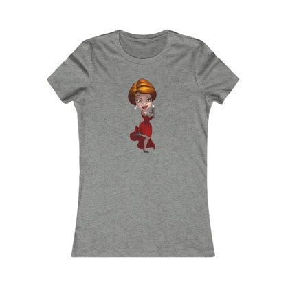 MyVegas Red Dress - Women's Favorite Tee-T-Shirt-Printify-S-Deep Heather-Crew neck, DTG, Slim fit, T-shirts, Women's Clothing-PhoneCaseBoss.com